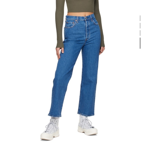 Levi’s Indigo Ribcage Jeans - Picture 4 of 4